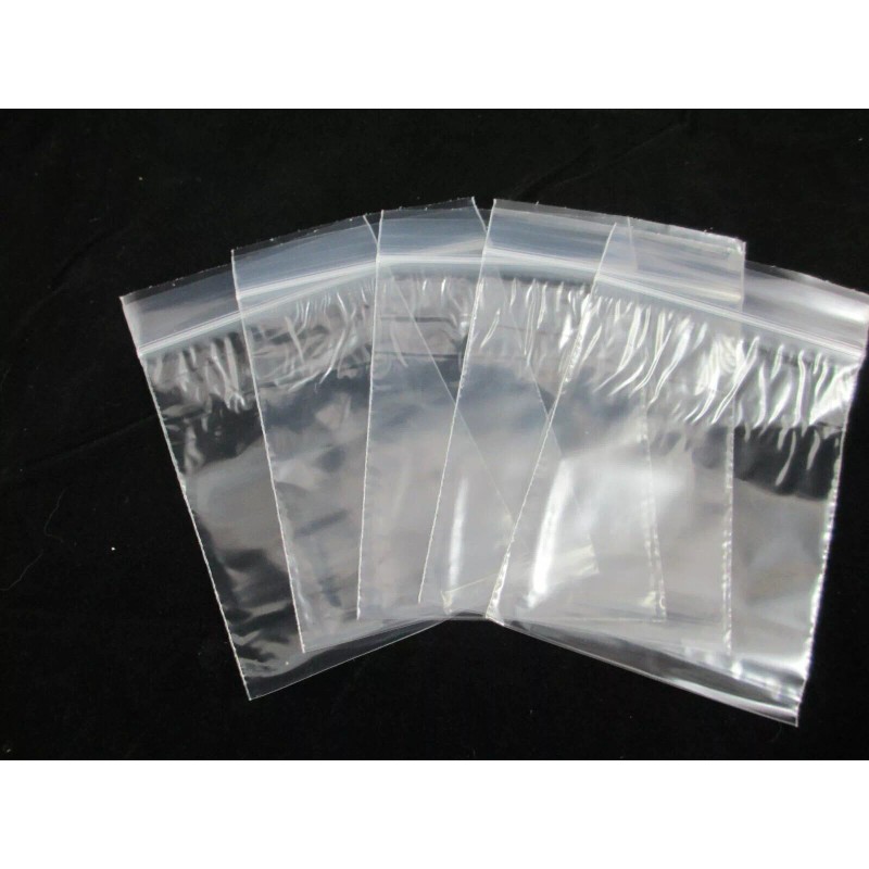 Ziploc 100 - 3" X 4" ZIP LOC CLEAR PLASTIC