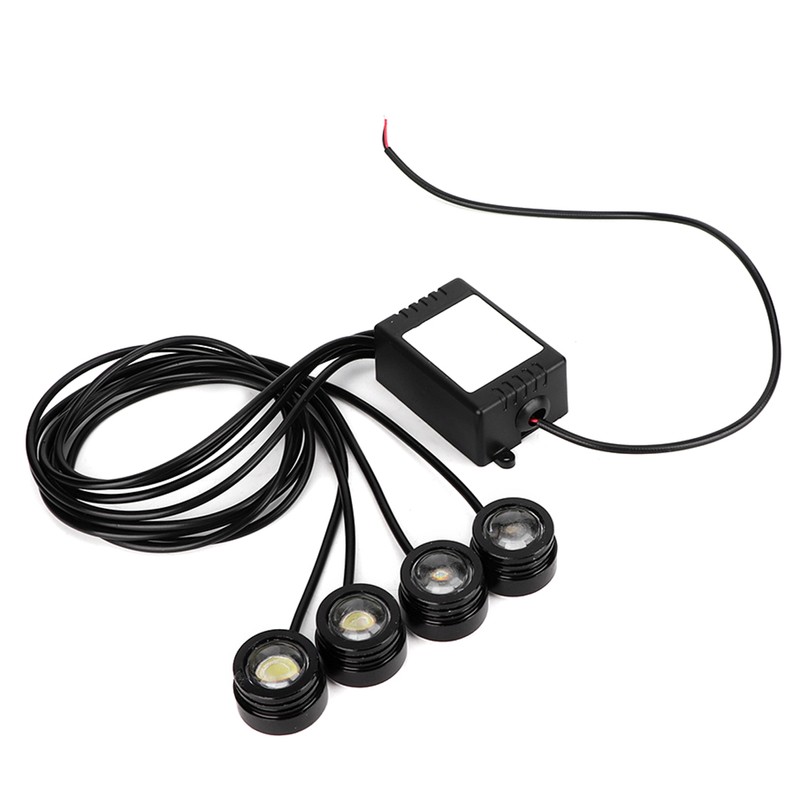 12V 6W 4in1 LED Eagle Eye Emergency Strobe Lamp Wireless