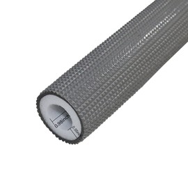 URBEST Pipe Insulation Tubing 1" x 3/8" Heat Preservation Insulated 6-Foot Length Handle Grips (Grey-25x10)