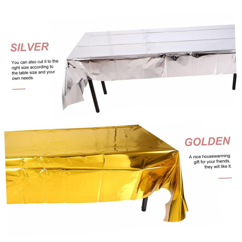 Ciieeo 3pcs Party Gathering Tablecloths Decorative Party Tablecloths