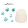 sourcing map Rubber Conical Plug 28 mm to 37 mm
