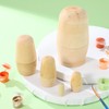 JOINPAYA Wooden Unpainted Nesting Dolls: Blank Nesting Dolls DIY Russian