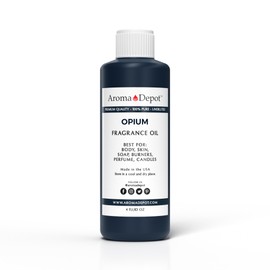 Aroma Depot Opium 4 oz. Fragrance Oil I Perfume I Skin Oil I Scented. DIY Projects Such as Candles, Bath Bombs, Body Butters, Creams & Lotions. Few Drops in The Diffuser, Burners, or Warmers.