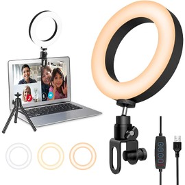 COODAY Clip Adjustable Ring Lamp