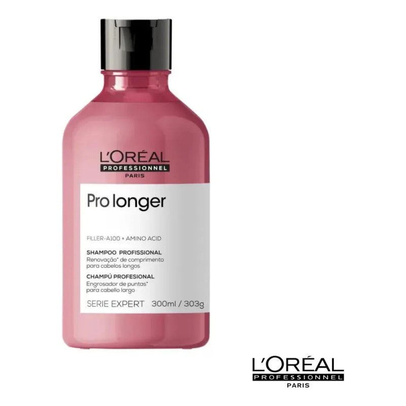 Kit de Tratamiento Loreal Pro Longer Shampoo, Mascarilla, Leave In