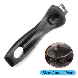 RSYHVG Pan Replacement Handle Black 7inch with Screw Nonstick Saucepan Cookware Skillet Stainless Steel Handle