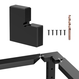 RailinGo Handrail Corner Connector - Flat Handrail Accessories, POM Handrail Connector Fitting for Rectangular Cable Railing Handrail, Deck Cable Railing System, RG01-C