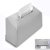 Tissue Box Cover Holder Compatible with Kleenex Disposable Paper Hand