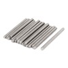 sourcing map Pack of 20 Threaded Rods M6 x 80
