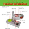 High precision solid aluminum alloy small level ruler for tilt