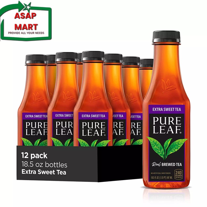 Pure Leaf Iced Tea, Extra Sweet, Real Brewed Tea, 18.5