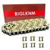 BIGLKNM 428H Motorcycle Chain 102 Links with 6pcs Connecting Master