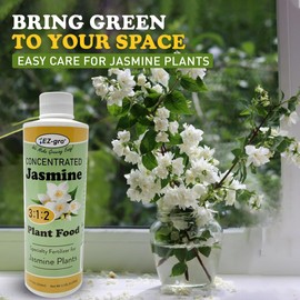 EZ-GRO Professional Liquid Jasmine Fertilizer - 8 oz Bottle | 3:1:2 Concentrated Nutrients for Indoor Plant Food | Houseplant Fertilizer for Jasmine Flowers| Promotes Vibrant Plants & Strong Roots