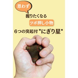 JAPAN ROYAL GROUP 【理学療法士監修】にぎり星 2個 ツボ押し 手のひら 足ツボ 足裏マッサージ リフレクソロジー ストレス解消グッズ 取扱説明書付き