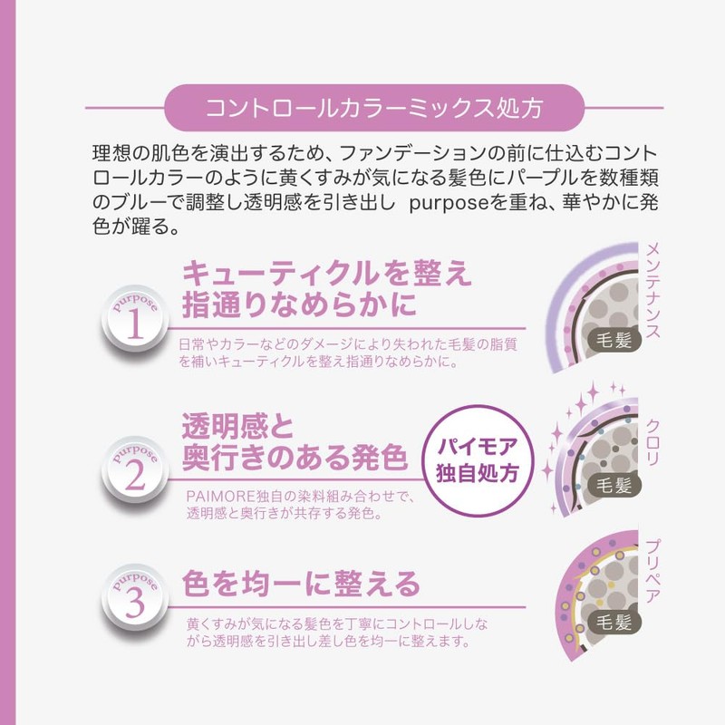 [Salon Exclusive] Chromato Color Treatment (Charcoal Gray), Large Capacity, 17.6