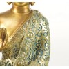 Schneemann-Versand Buddha Figurine Gold & Mint (15 cm) - Spiritual
