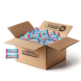 MrBeast Feastables Milk Chocolate & Milk Crunch Variety 2lb Box, Bite Size Pieces, Creamy & Crispy Chocolate Candy, Fairtrade Cocoa