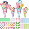 Blosssound 24 Set Flower Bouquet Craft Kit DIY Mother's Day