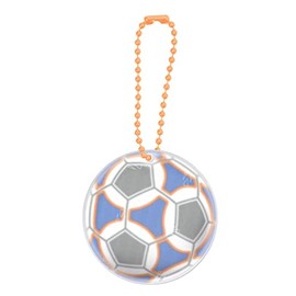 moses. Unisex Youth Colourful Glimmis Reflector Double-Sided Reflective Safety Pendant in Football Design, Normal, Colourful