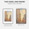 Homeforia 16 x 24 Picture Frame Black, High End Metal