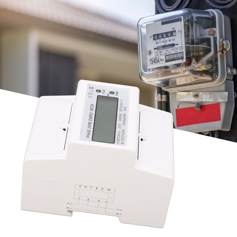Watt Meter Electricity Usage Monitor Current Voltage Tester 1 Phase