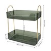 Double Layer Makeup Stand Modern Light Luxury 2 Tier Makeup