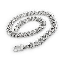 Chunky Purse Chain Replacement Shoulder Strap Bag Chain (16mm) - Silver 22"
