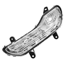 HECASA Fog Light Left Compatible with 2013-2016 Ford Escape/Kuga Replacement for CJ5Z13201C CJ5Z13201CCP FO2520189 Fog Lamp Clear Lens - Driver Side