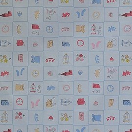 Printed Cotton Red Yellow Blue Polka Dot Heavy Duty Canvas Fabric Upholstery for Out Door Width 44 cm (114) – Price per Metre.