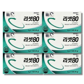 Reset80 3g x 15 packs, 6 boxes / 리셋80 3g x 15포 6박스