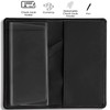 Sanlykate Leather Checkbook Cover for Men and Women, Check Book