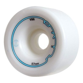Radar Riva Roller Skate Wheels - 4 Pack 2014 57mm96A White