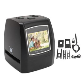 Film and Slide Scanner 22MP Interpolation 2.4 Inch LCD Screen Negative Photo Converter for 135 126 110 8mm Films 100‑240V UK Plug