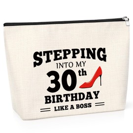 Funny 30th Birthday Gift for Her 30th Birthday Gift for Women Makeup Bag Turning 30 Year Old Gift 30 Year Old Birthday Gift for Mom Cosmetic Bag 1994 Birthday Gift for Mother Aunt Cosmetic Case