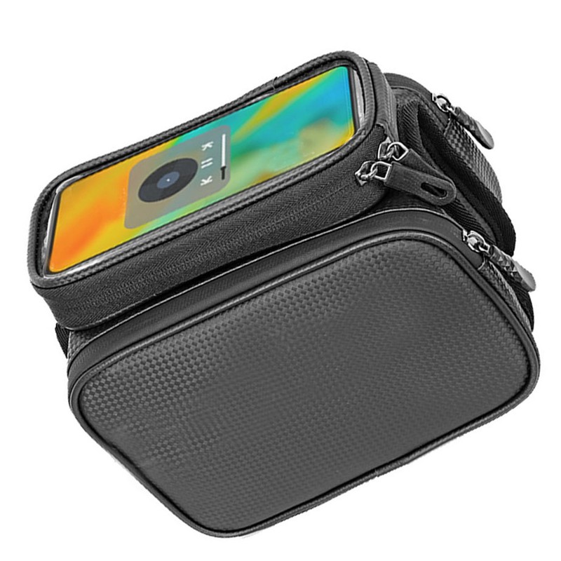 Cycling Phone Front Frame Bag Large Capacity Multifunction Waterproof Sensitive