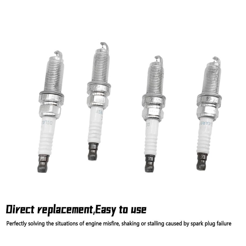 GOLACOD Iridium Spark Plugs (4 Pack) - Fit for Honda