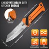 Chenovate® Heavy Duty Kitchen Scissors,Kitchen Shears with Knife & Scissor