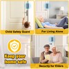Home Security Door Lock, Upgraded Metal Door Reinforcement Lock, 3"