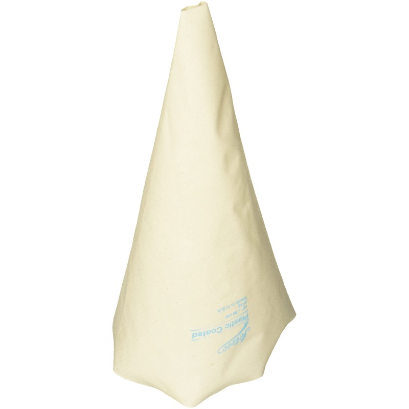 Ateco Plastic Coated Canvas Decorating Bag, 12-Inch, Reusable, Made in