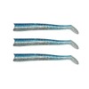 FishLab ME-RT-7-BM Mad Eel Replacement Tails Sinking Blue Mackerel 7"