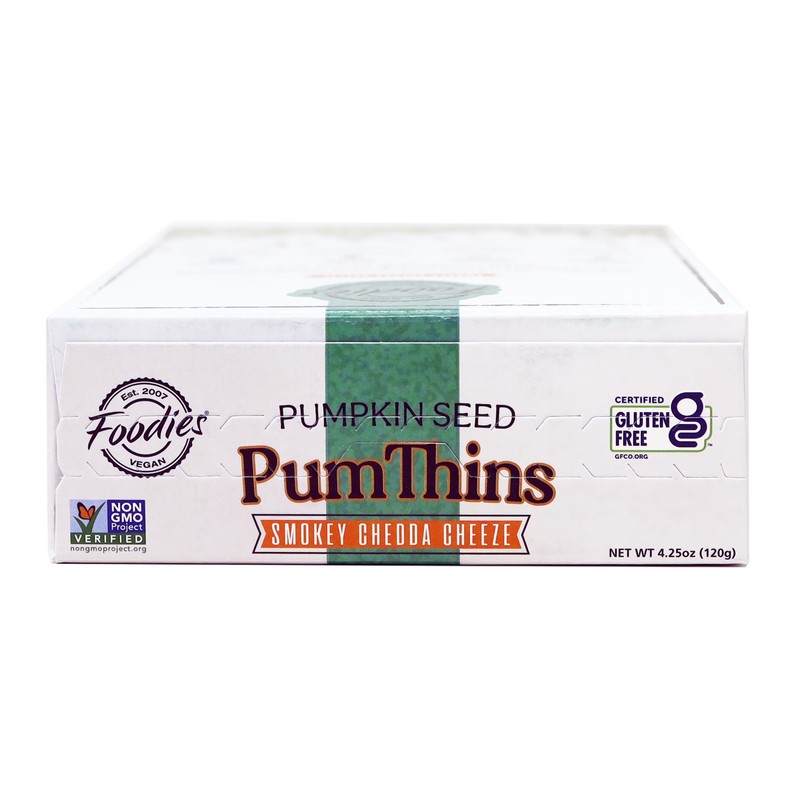 Foodies PumThins Smokey Chedda Crackers, Gluten Free, Made with Organic
