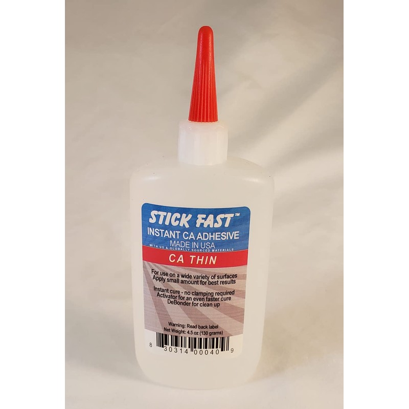 Stick Fast Cyanoacrylate (CA) Dry Box Glue Kit, 3 Bottles-