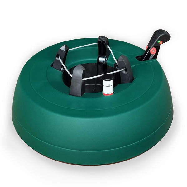 Leejec Christmas Tree Stand with Water Reservoir, Fast Clamped 10ft