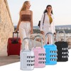 4 Pcs Luggage Locks Combination Padlocks Suitcase Locks Alloy Body
