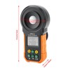 PEAKMETER PM6612 200,000Lux High Precision Digital Light Meter Luxmeter