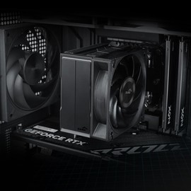 SAMA X30 Compact CPU Air Cooler - All Black Single Tower with Quiet 100mm PWM Fan | 3 Direct Touch Heatpipes, 180W TDP | Compatible with Intel LGA 1700/115X/1851 and AMD AM5/AM4 - Black