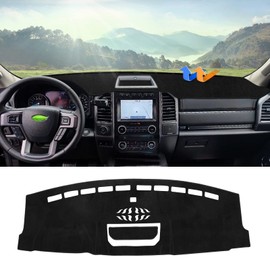 Autorder Dashboard Cover Mat for 2021-2025 2026 Ford F150 F-150 Accessories Dash Cover Flannel Dash Mat Sunshade Glare UV Rays Protector (Only fit for 8-inch Touchscreen)