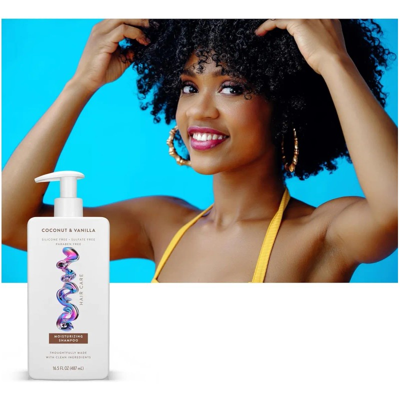 Champú De Coco Y Vainilla Con Ingredientes Naturales | Para
