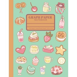 Graph Paper Composition Notebook: Large Cute Graph Paper Journal | Quad Ruled 5x5 | 8.5 x 11 | 110 Pages | Grid Paper for School, College and University Math, Science, Art and Engineering Students