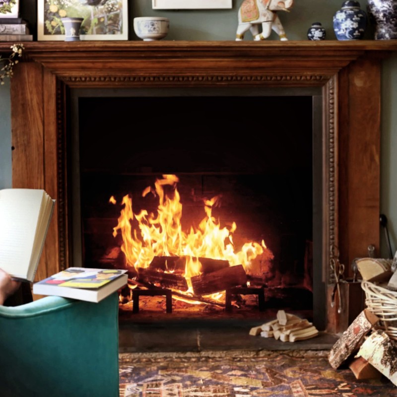 Natural Firelighters. 100% British and Sustainable. Plastic Free Packaging. (30